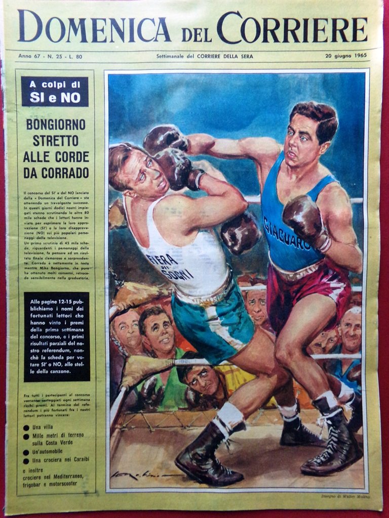 La Domenica del Corriere 20 Giugno 1965 Morte Ligabue Parodi … | Immagine principale