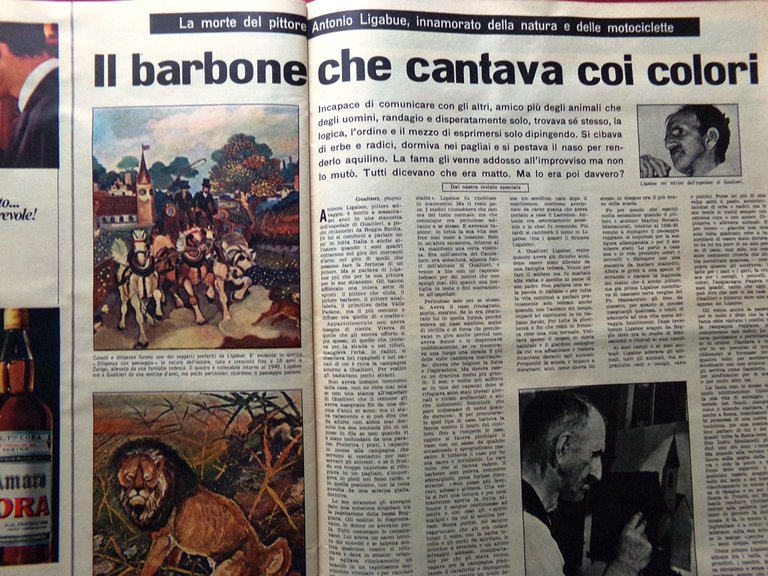 La Domenica del Corriere 20 Giugno 1965 Morte Ligabue Parodi … | Immagine Gallery 4