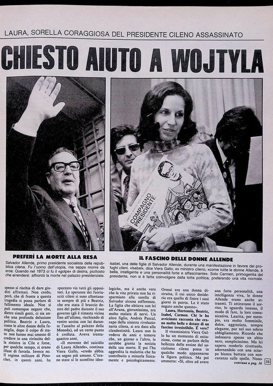 La Domenica del Corriere 20 Giugno 1981 Diana Allende Rino …
