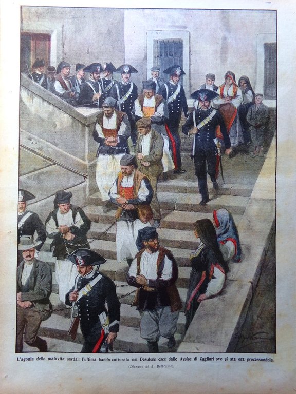 La Domenica del Corriere 20 Luglio 1913 Pinzolo Malavita Sarda … | Immagine Gallery 3