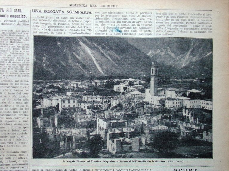 La Domenica del Corriere 20 Luglio 1913 Pinzolo Malavita Sarda … | Immagine Gallery 4