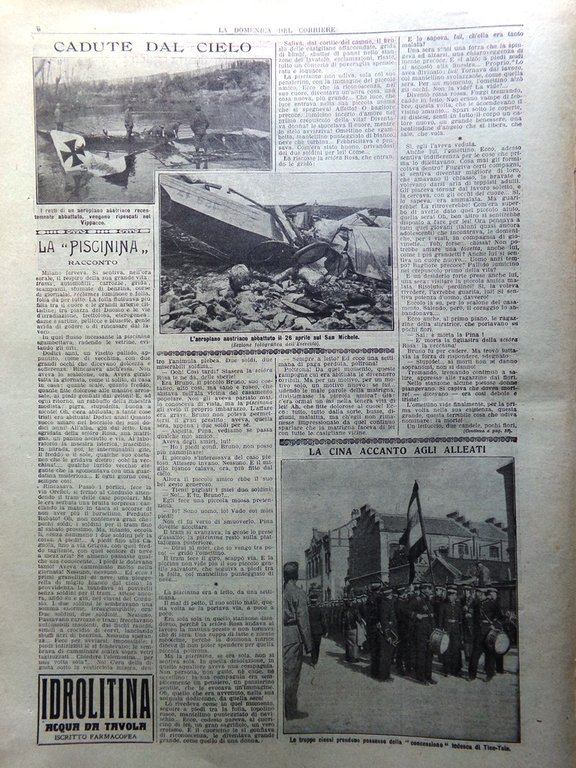 La Domenica del Corriere 20 Maggio 1917 WW1 Russia Messico …