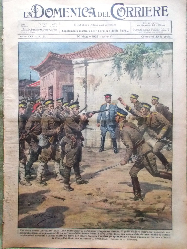 La Domenica del Corriere 20 Maggio 1928 Caivano Paolieri Olimpiadi …