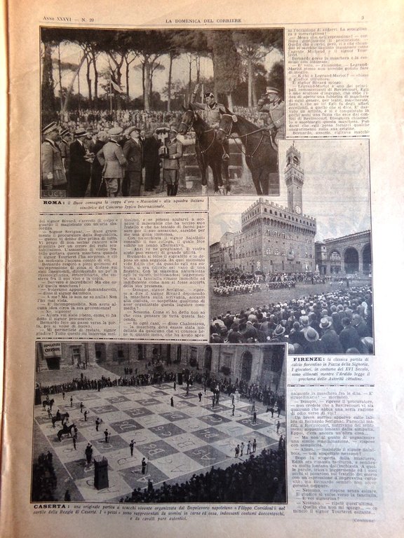 La Domenica del Corriere 20 Maggio 1934 Guerra in Arabia …