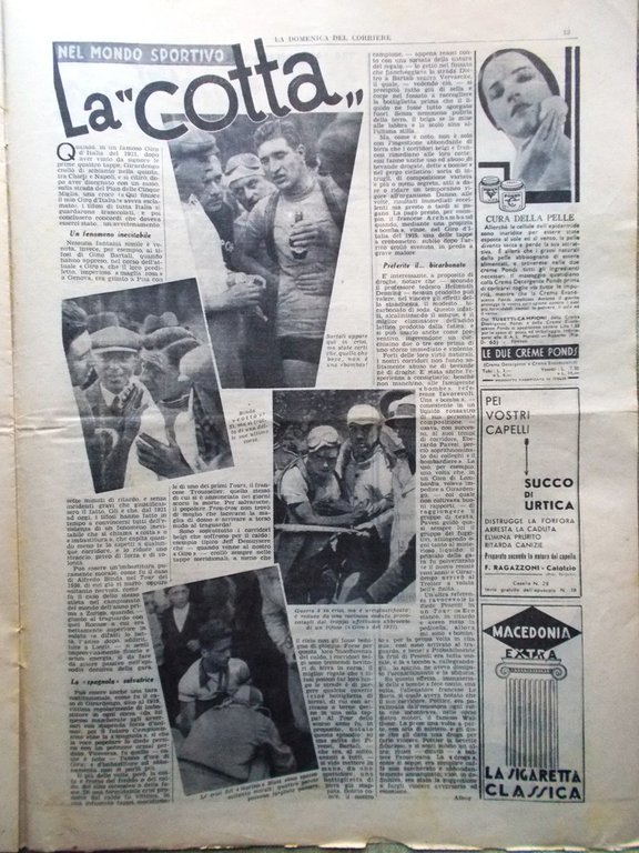 La Domenica del Corriere 20 Maggio 1939 Jugoslavia Calcio Papa …