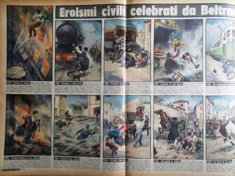 La Domenica del Corriere 20 Maggio 1951 Pierangeli Vespucci Straus …
