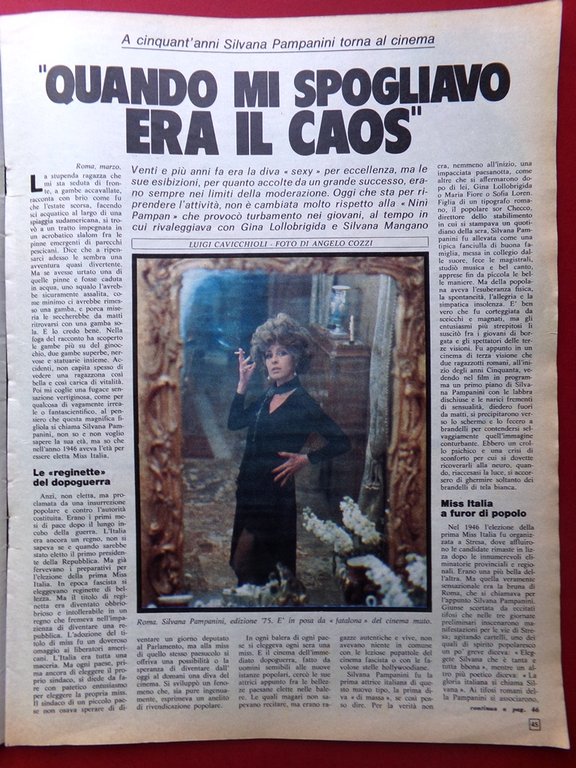 La Domenica del Corriere 20 Marzo 1975 Gheno Pampanini Grotte …
