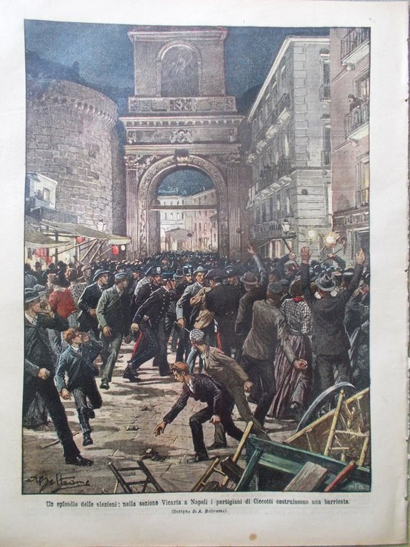 La Domenica del Corriere 20 Novembre 1904 Roosevelt Telegrafia a …