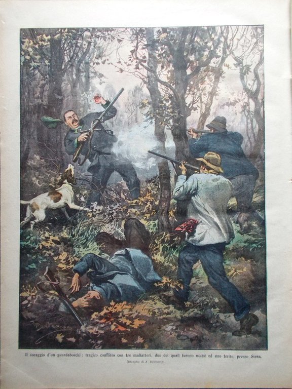 La Domenica del Corriere 20 Novembre 1910 Mascagni Puccini Cerulli … | Immagine Gallery 3