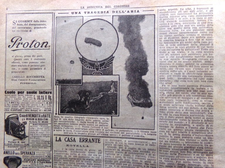 La Domenica del Corriere 20 Ottobre 1918 WW1 Granatieri Grafenwohr …