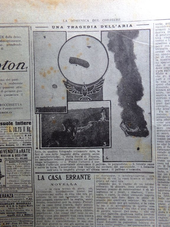 La Domenica del Corriere 20 Ottobre 1918 WW1 Granatieri Grafenwohr …