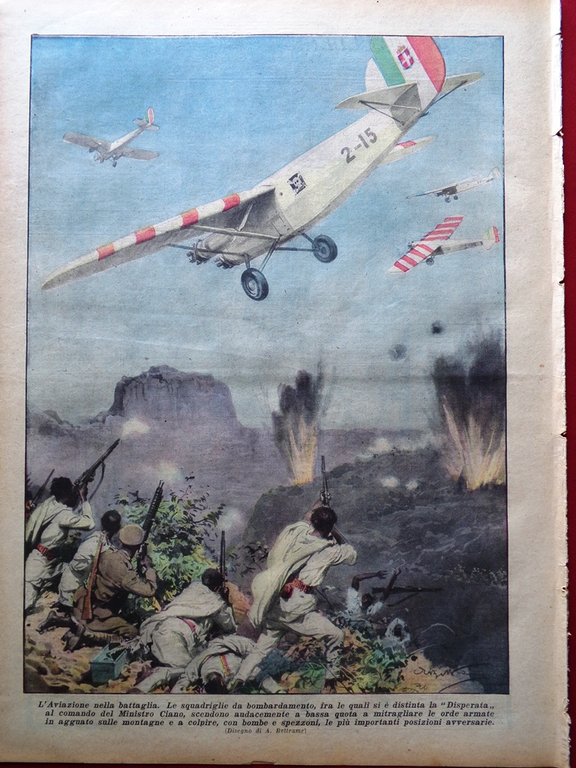 La Domenica del Corriere 20 Ottobre 1935 Guerra in Africa … | Immagine Gallery 6