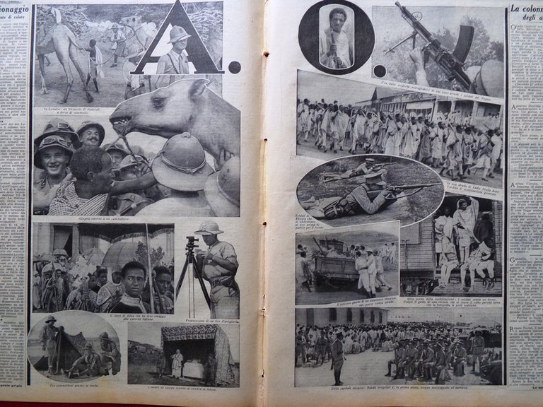 La Domenica del Corriere 20 Ottobre 1935 Guerra in Africa … | Immagine Gallery 8