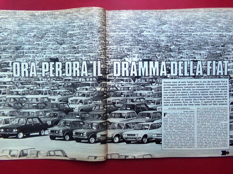 La Domenica del Corriere 20 Ottobre 1974 Agnelli Fiat Loren …