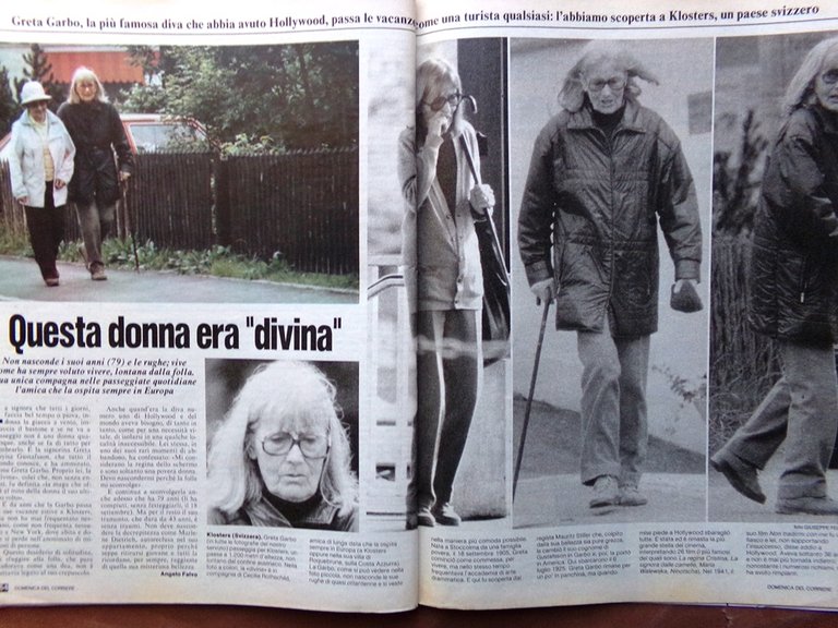 La Domenica del Corriere 20 Ottobre 1984 De Amicis Greta …