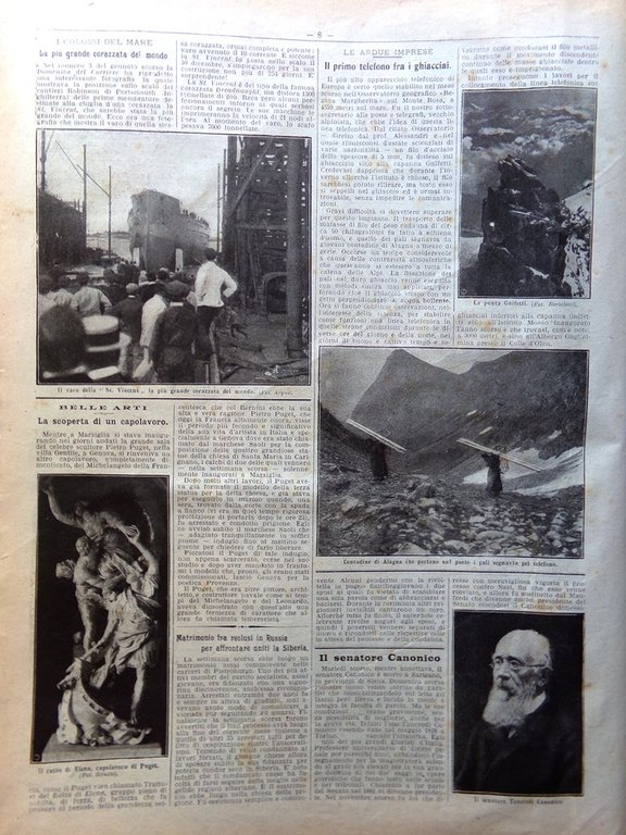 La Domenica del Corriere 20 Settembre 1908 Analfabetismo Congresso Eucaristico