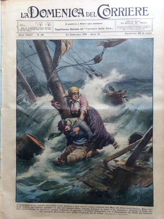 La Domenica del Corriere 20 Settembre 1931 Campo Dux Duce … | Immagine Gallery 1