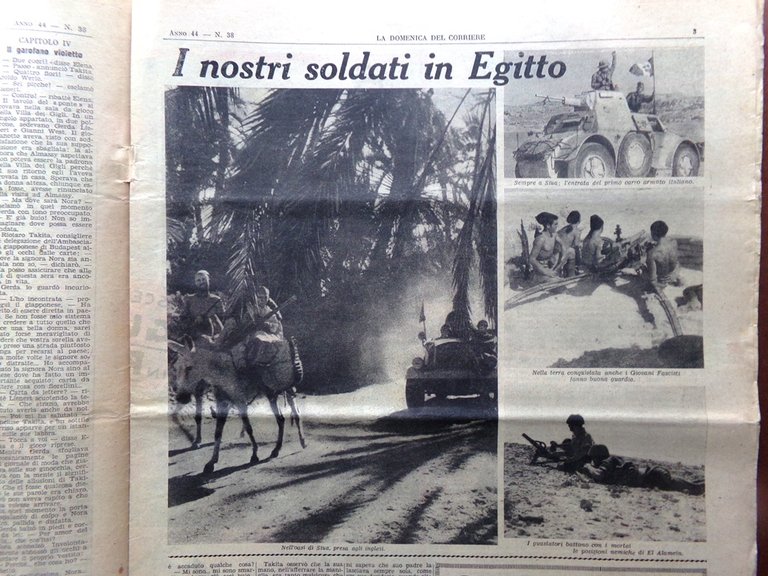La Domenica del Corriere 20 Settembre 1942 WW2 San Francesco …