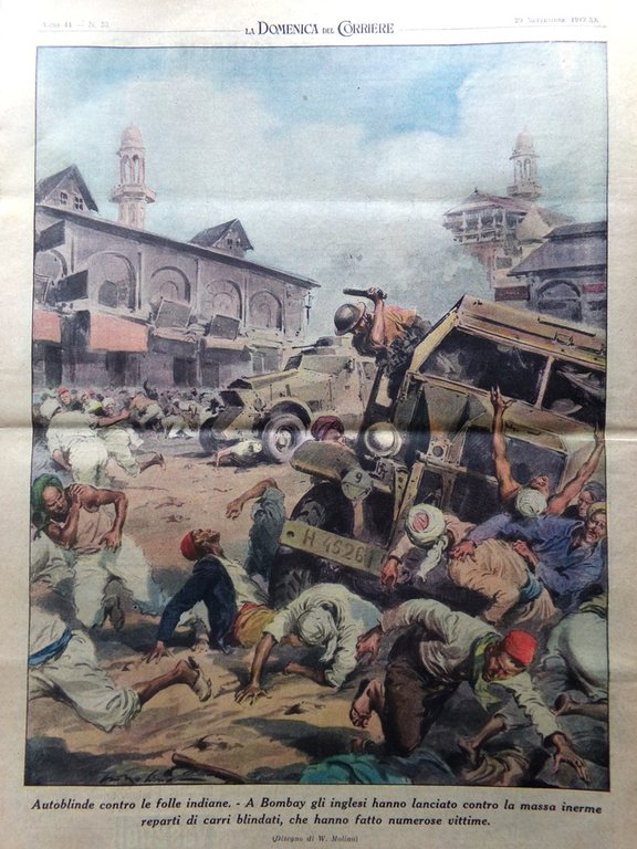 La Domenica del Corriere 20 Settembre 1942 WW2 San Francesco …