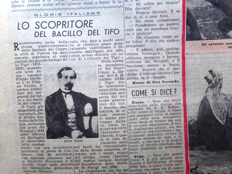La Domenica del Corriere 20 Settembre 1942 WW2 San Francesco …
