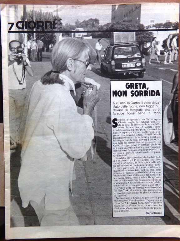 La Domenica del Corriere 20 Settembre 1980 Garbo McEnroe Formula …