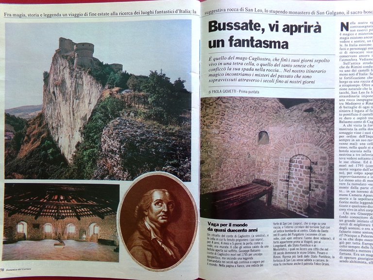 La Domenica del Corriere 20 Settembre 1986 Wojtyla Naja Energia …