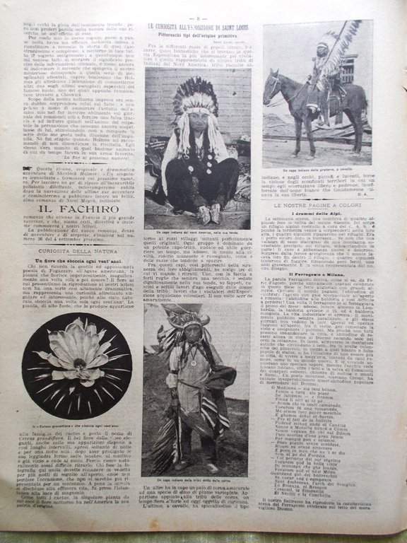 La Domenica del Corriere 21 Agosto 1904 Messina Indiani Nuova …