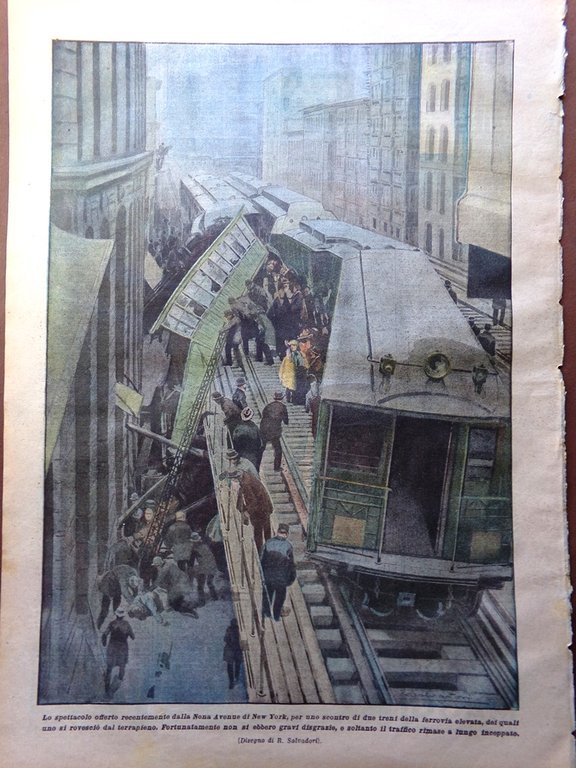 La Domenica del Corriere 21 Agosto 1921 India Gandhi Inondazione …