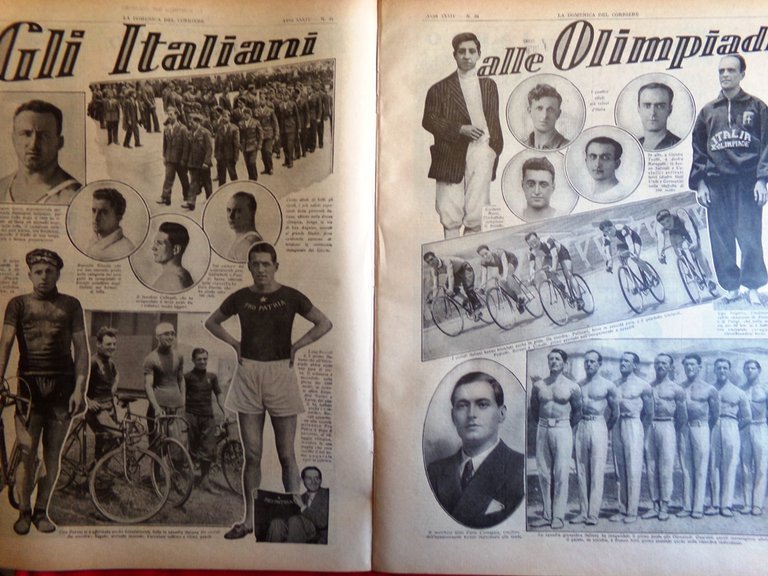 La Domenica del Corriere 21 Agosto 1932 Italiani e Olimpiadi …