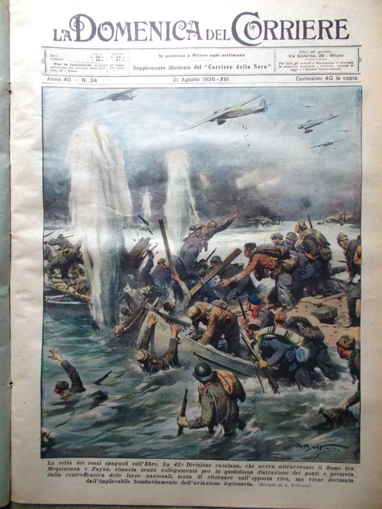 La Domenica del Corriere 21 Agosto 1938 Euritmia Chalons Medianica … | Immagine principale