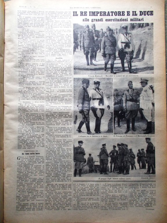 La Domenica del Corriere 21 Agosto 1938 Euritmia Chalons Medianica … | Immagine Gallery 2