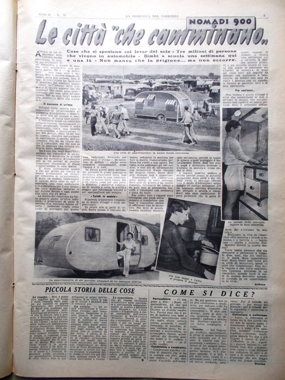 La Domenica del Corriere 21 Agosto 1938 Euritmia Chalons Medianica … | Immagine Gallery 4