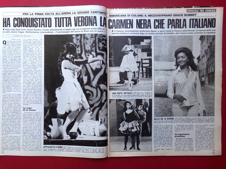 La Domenica del Corriere 21 Agosto 1975 Bumbry Emigranti Kart …