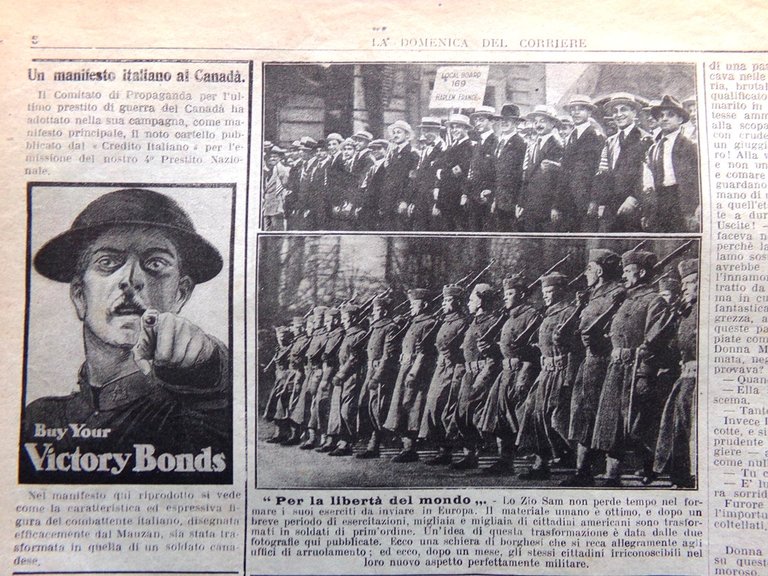 La Domenica del Corriere 21 Aprile 1918 WW1 Fronte Italia … | Immagine Gallery 11