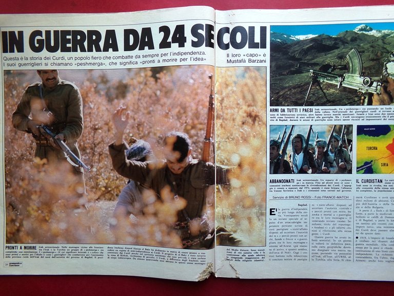 La Domenica del Corriere 21 Aprile 1974 Mangano Hearst Callas …