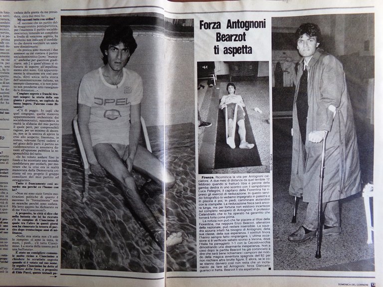 La Domenica del Corriere 21 Aprile 1984 Celentano Spaak Antognoni …