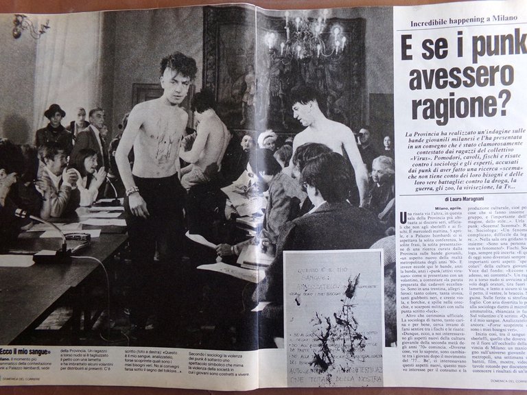 La Domenica del Corriere 21 Aprile 1984 Celentano Spaak Antognoni …