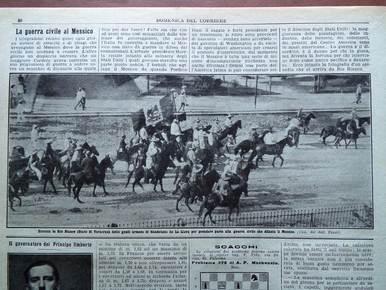 La Domenica del Corriere 21 Dicembre 1913 Ritrovamento Gioconda Mussini …