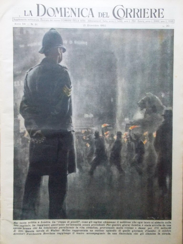 La Domenica del Corriere 21 Dicembre 1952 Charlot Ghiglione Marocco … | Immagine principale