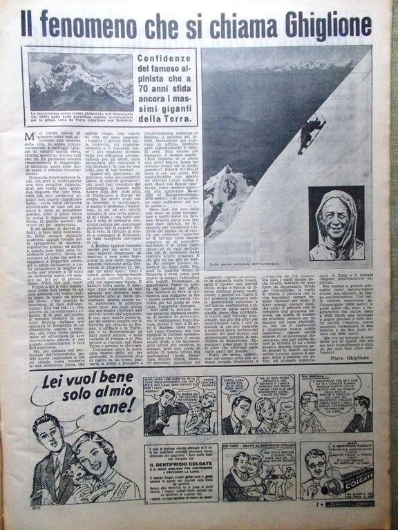La Domenica del Corriere 21 Dicembre 1952 Charlot Ghiglione Marocco … | Immagine Gallery 4