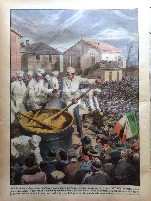 La Domenica del Corriere 21 Febbraio 1932 Papa Mussolini Cina …