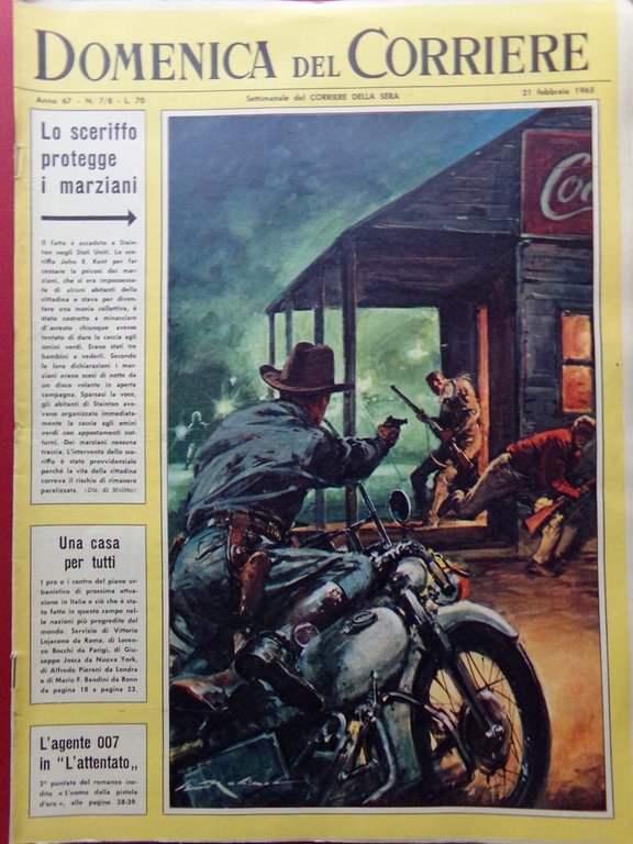La Domenica del Corriere 21 Febbraio 1965 Bobby Solo Altafini … | Immagine Gallery 3