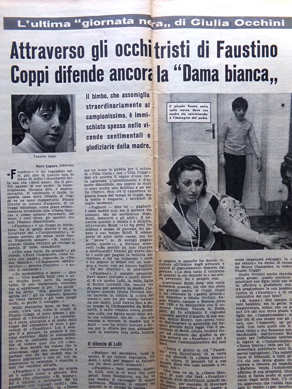 La Domenica del Corriere 21 Febbraio 1965 Bobby Solo Altafini …