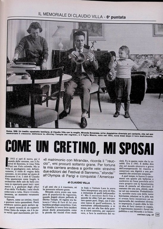 La Domenica del Corriere 21 Febbraio 1981 Dostoevskij Claudio Villa …