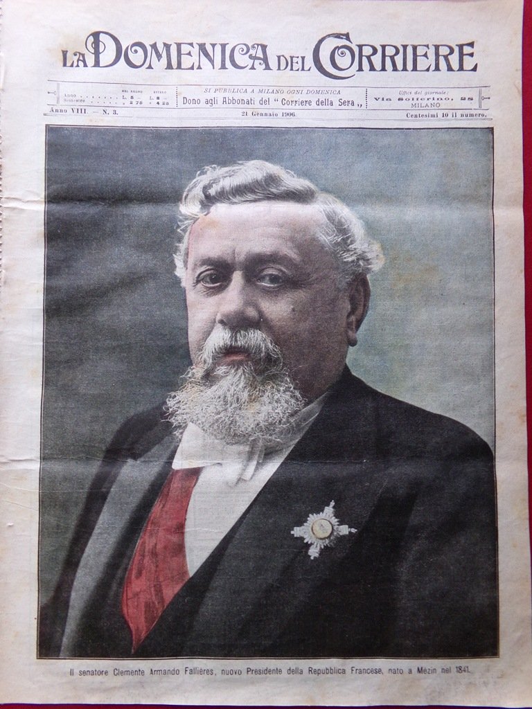 La Domenica del Corriere 21 Gennaio 1906 Stragi a Mosca …