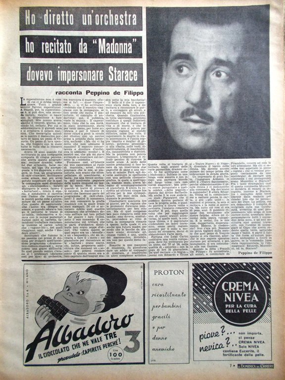 La Domenica del Corriere 21 Gennaio 1951 Morte Verdi De …