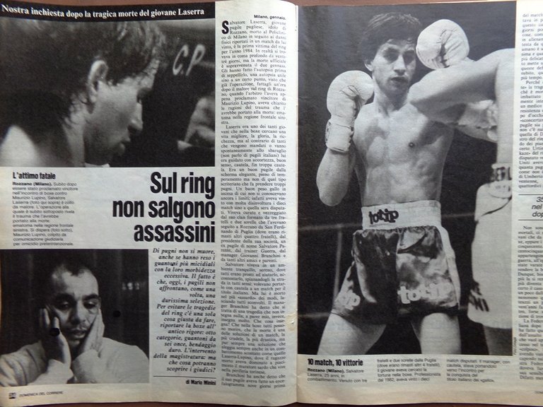 La Domenica del Corriere 21 Gennaio 1984 Falcao Fava Mirò …