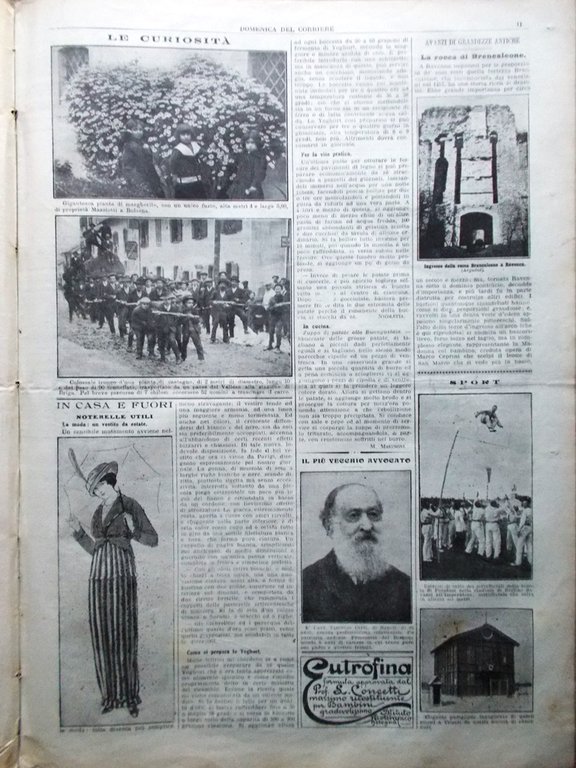 La Domenica del Corriere 21 Giugno 1914 Sciopero Sanza Ravenna … | Immagine Gallery 7