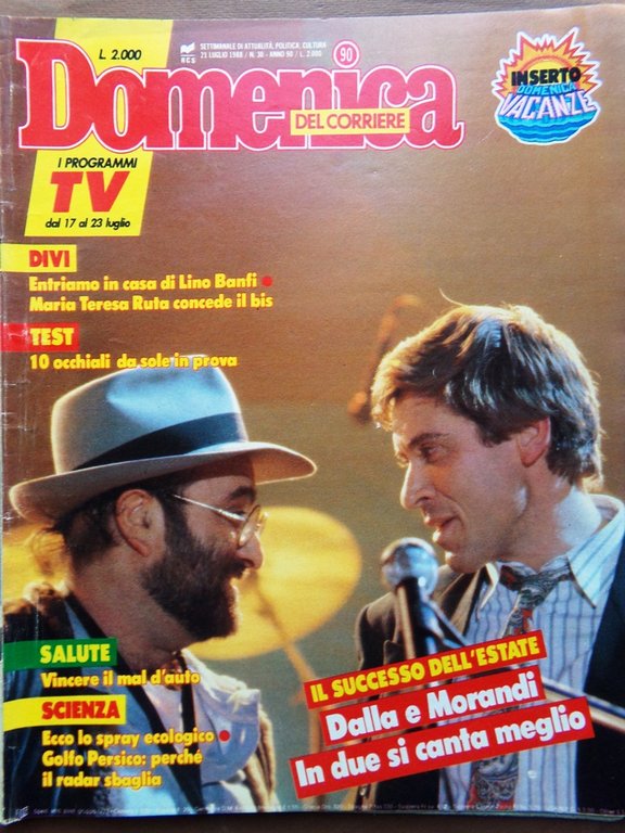 La Domenica del Corriere 21 Luglio 1988 Dalla Morandi Banfi … | Immagine Gallery 1