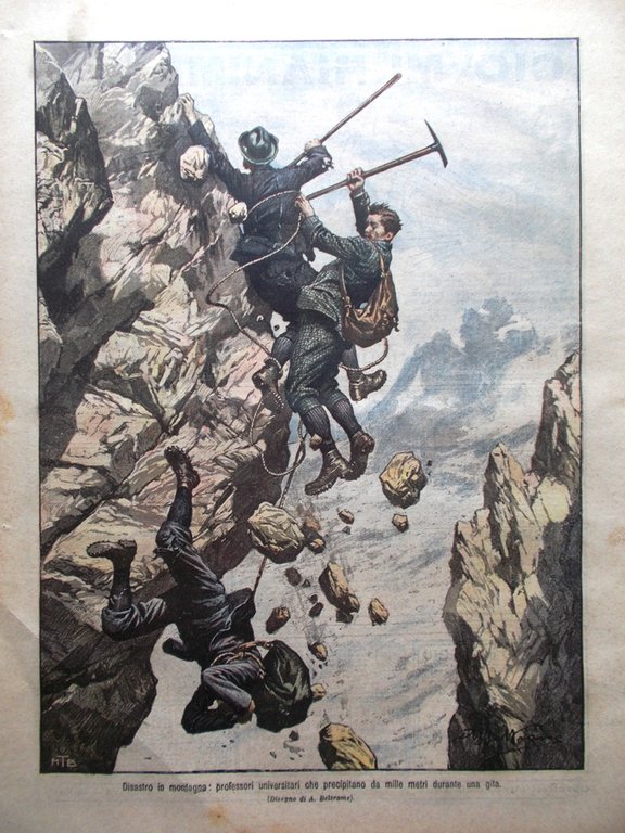 La Domenica del Corriere 21 Maggio 1905 Carducci Palazzo Lana …